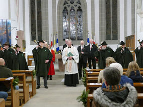 Hubertusandacht in St. Crescentius (© Karl-Franz Thiede)